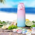 thumbnail image 5 of Asequibilidad Botella de 600 ml, Juego actualizado de botella de agua con pajita para beber de 7 cápsulas, Botella de agua para exteriores Calidad Experiencia de usuario Sostenibilidad, 5 of 5