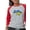 Heather/Red, variant on CafePress - Cool Ukraine Women's Baseball T Shirt - Womens Baseball Tee