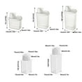 thumbnail image 2 of Ounissouiy Caja de almacenamiento de alimentos de gran capacidad para el hogar, transparente, a prueba de humedad, organizador de granos de café Juegos de accesorios de baño 1200ml Tipo 3, 2 of 6