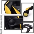 thumbnail image 5 of ELECWISH Racing Style Reclining Gaming Chair High Back Large Size Ergonomic Adjustable Swivel Computer Chair with Footrest Headrest and Lumbar Support PU Leather Executive Office Chair (Yellow), 5 of 8