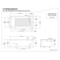 thumbnail image 2 of Aqua Eden VTAP6032R22C 60-Inch Anti-Skid Acrylic 3-Wall Alcove Tub with Right Hand Drain Hole, White, 2 of 3
