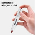 thumbnail image 4 of Retractable Dry Erase Markers, Click Dry Erase Whiteboard Markers, Bullet Tip, Thick Barrel, 12 Count, Red, 4 of 9