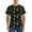 Bee Floral, variant on Blue and White Squares Print Men's Dry Fit Mesh Athletic Shirts Moisture Wicking Tennis T-Shirt Tops