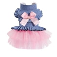 thumbnail image 6 of Guodhu Dog Pet Suspender Dress Cute Puppy Cat Clothing Pink M for 5-7 lbs Small Dogs Cats Outfit Pet Apparel(Pink), 6 of 6