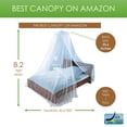 thumbnail image 5 of Just Relax Elegant Mosquito Net Bed Canopy Set, Beige, Twin-Full, 5 of 5