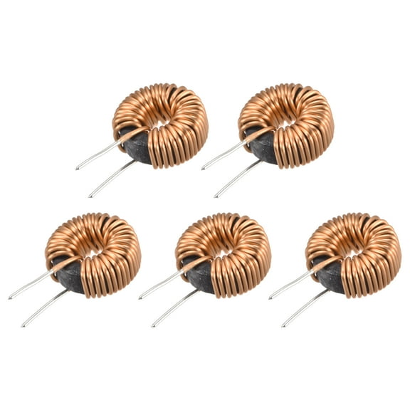 Toroid Inductance Copper Coil Vertical Inductor 80uH 5A for DIY Pack of 5