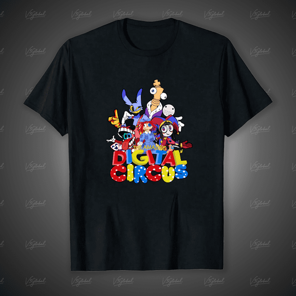 The Amazing Digital Circus Viral Indie Animation Hit Show Fan Art Unisex T-Shirt, up to size 5XL
