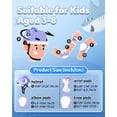 thumbnail image 6 of FUNWICT Kids Bike Helmet Boys Girls Bicycle Helmet for Kids 3-5-8 Breathable Adjustable Lightweight Kids Helmet and Pads Set for Cycling Skating Scooter Skateboard, 6 of 9