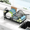 thumbnail image 3 of KK KINGRACK Dish Drying Rack, Removable Utensil Holder for Kitchen, Black, 3 of 9