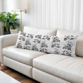 thumbnail image 2 of Black Gray Fruit Body Pillow Covers 20"x60", Vintage Plant Nature Botanical Flower Soft Brushed Microfiber Breathable Throw Pillow Covers, Pillowcase with Zipper for Couch Sofa Bedroom Living Room, 2 of 9