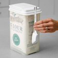 thumbnail image 3 of Buddeez All Purpose Food Dispenser W/ Scoop Flour Sugar Storage 3.25 QT, 2-Pack, 3 of 7