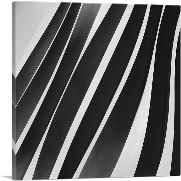ARTCANVAS Abstract Shape Pattern Home Decor Canvas Art Print - Size: 18" x 18" (0.75" Deep)