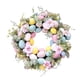 thumbnail image 2 of Guirnalda de Pascua artificial de 17.72 pulgadas Telón de fondo para colgar en la pared Accesorios de vacaciones Guirnaldas de flores Soledad Corona colgante de puerta delantera, 2 of 10
