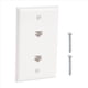 thumbnail image 1 of 1 Paquete de Placa Pared Ethernet 2 Puertos, Cat6 Hembra a Conector RJ45 Acoplador en LíNea Salida Pared,, 1 of 10