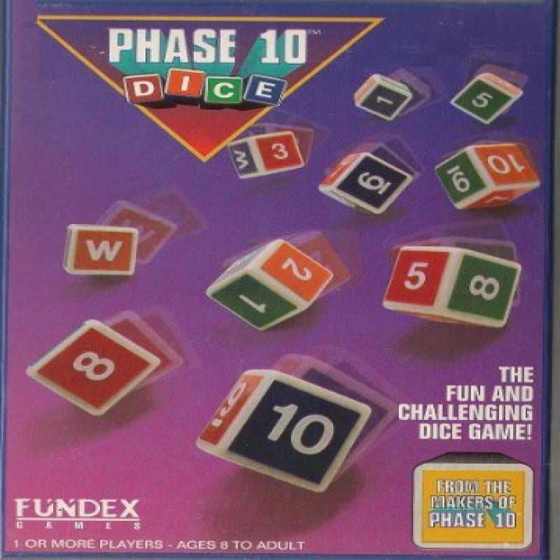 Phase 10 Dice; a Roll & Score Dice Game - Walmart.com ...