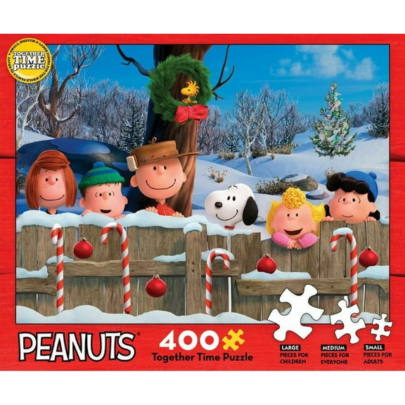 Ceaco - Together Time - Peanuts Holiday - 400 Piece Jigsaw Puzzle