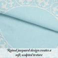 thumbnail image 6 of Superior 3-Pieces High-Durability Cotton-Blend Bedspread Set, Full, Aqua, 6 of 8