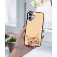thumbnail image 5 of WIRESTER Shockproof Soft Rubber Cover Case for Apple iPhone 17 6.3" 2025, Animal Orange Tabby Kitten Cat On Sunset Background, 5 of 5
