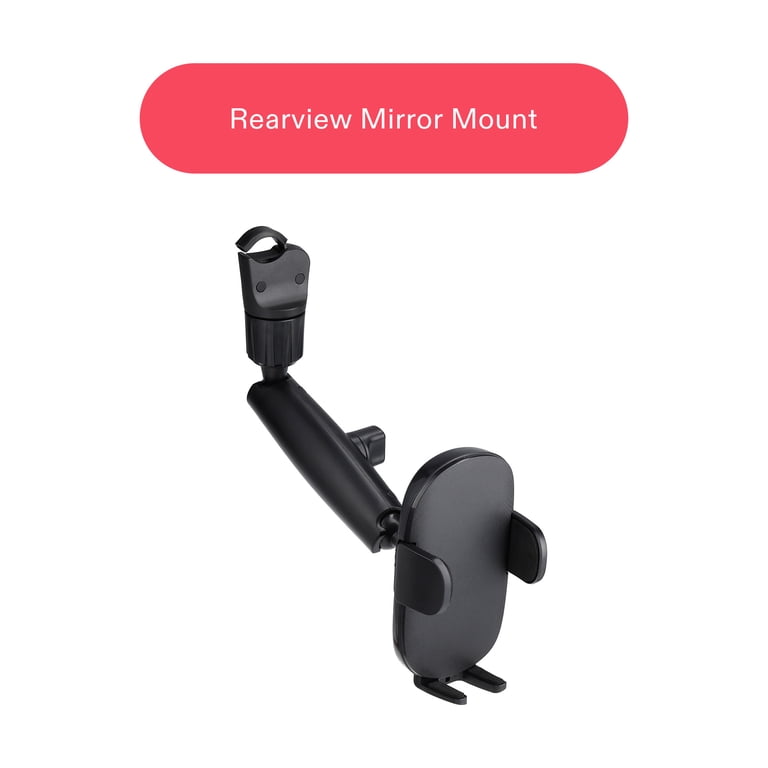 onn Car Rearview Mirror Universal Phone Mount photo 3