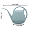 thumbnail image 3 of 4L Large Capacity Plastic Watering Can Long Spout Garden Tool for Succulent Indoor Outdoor Plants Watering, 3 of 4