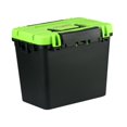 thumbnail image 3 of Miulika Fishing Seat Box, Fishing Tackle Storage Box, Rock Fishing with Rod Holder Portable Water Resistant Seatbox, Lure Fishing Box Green Lid, 3 of 9