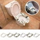 thumbnail image 1 of Xihbxyly Cojín de Inodoro de Eva, Reutilizable y Lavable, con Ventosa Antideslizante, Ideal para Viajes, Esencial para El Baño, Fácil de Limpiar, Ajuste Universal, para Todas Las Estaciones., 1 of 2