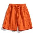 thumbnail image 4 of DDAPJ pyju Birthday Gifts! Baggy Shorts for Men Drawstring Casual Hiking Shorts Lightweight Quick Dry Athletic Work Shorts with Pockets Orange XXXXL, 4 of 9