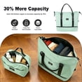 thumbnail image 6 of Tripcomp 6 Piece Hardside Luggage Set, 20/24/28 Inch Spinner Suitcase with TSA Lock, Lightweight Travel Case Includes Duffel Bag & Packing Cubes,Green, 6 of 13