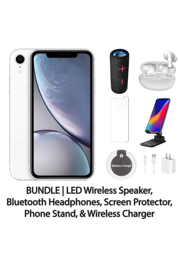 Restored Fully Unlocked Apple iPhone XR 64GB 3GB RAM, White