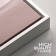 thumbnail image 4 of PixonSign Framed Canvas Print Wall Art Light Pink Sand Sune Nature Desert Photography Minimalism Rustic Landscape Colorful Multicolor Ultra for Living Room, Bedroom, Office - 24"x24" White, 4 of 5
