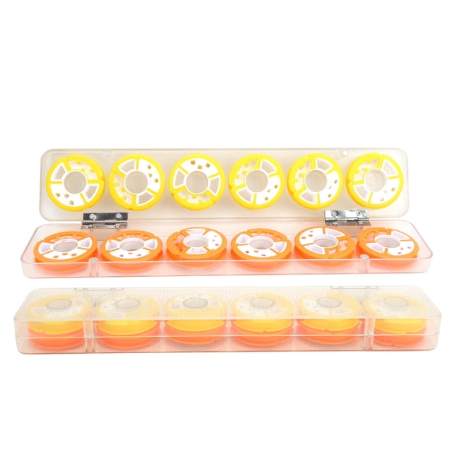 Fishing Line Winding Board Storage Spool, Practical Flexible Portable Comfortable Fishing Line Spool Firm with 2 Box 8-Axis/12-Axis for Fishing 8-Axis,12-Axis