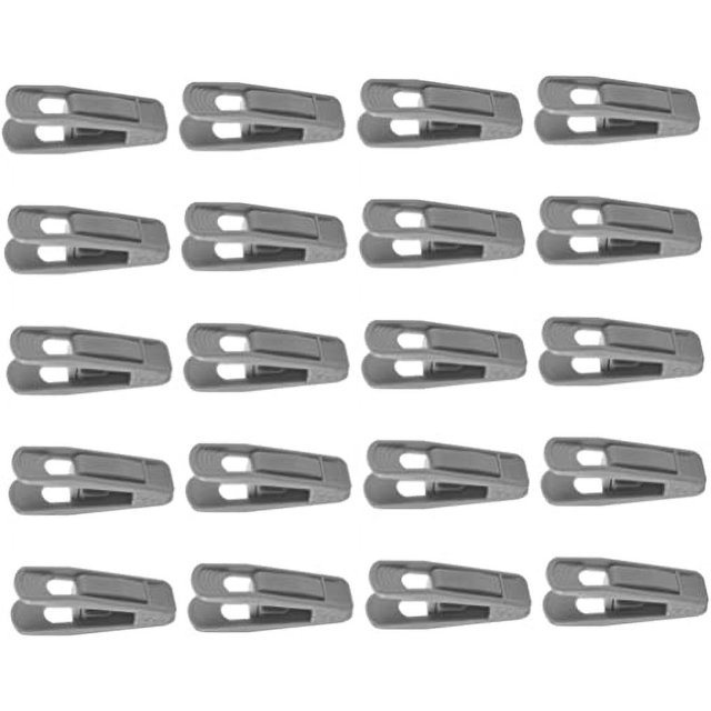 12 piezas de clip para colgar de terciopelo (gris), clip para pantalones engrosado, clip flocado, clip portátil antideslizante, utilizado para bufandas y faldas