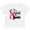 AA-White, variant on Inktastic Breast Cancer Awareness I Support My Auntie with Pink Ribbon Boys or Girls Baby T-Shirt