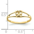 thumbnail image 3 of 14k Yellow Gold Mini Butterfly Band Ring, 3 of 7