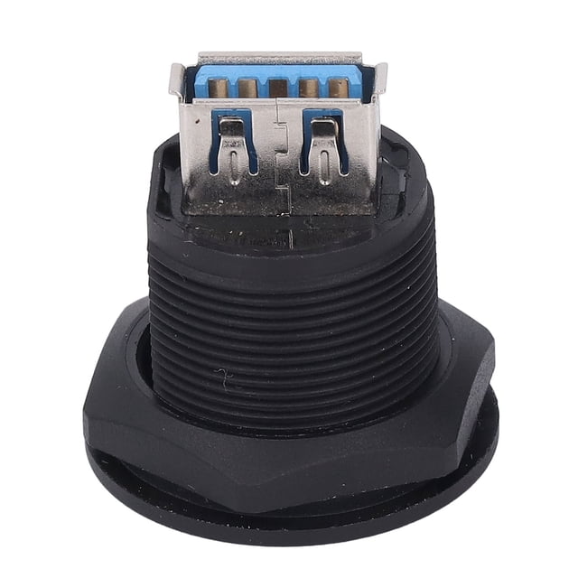 ACOPLADOR DE MONTAJE DE PANEL USB 3.0, Conexión Apretada de USB Pase A Través del Conector IP67 Protección para para USO Industrial Industrial