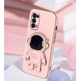 thumbnail image 6 of Galaxy Note 20 Ultra Case Cute Plating 3D Astronaut Hidden Kickstand Holder Case Soft TPU Bumper Shockproof Protective Cover Phone Case for Samsung Galaxy Note 20 Ultra 6.9"-Pink, 6 of 7