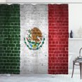 thumbnail image 1 of Ambesonne Mexica Shower Curtain, Latina Country Flag, 69"Wx70"L, Multicolor, 1 of 3