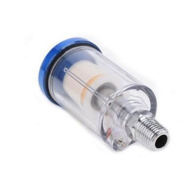 Separador de agua de aire comprimido 1/4, mini filtro separador de aire para compresor de pistola de pintura y otras herramientas neumáticas