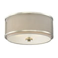 thumbnail image 2 of Meridian M60018PN 3-Light Ceiling Light in Polished Nickel, 2 of 4