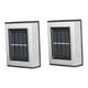 thumbnail image 4 of 2 piezas de luz solar de pared que ilumina hacia arriba y hacia abajo luces exteriores para calle 2 LED de colores, 4 of 9