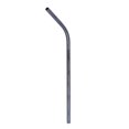 thumbnail image 1 of 1 Pc 215x6mm Stainless Steel Drinking Straw Reusable Curved Straw for Tumblers(Black), 1 of 3