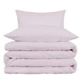 thumbnail image 2 of BNM Cotton Blend Duvet Cover Set, Full/ Queen, Lilac, 2 of 4