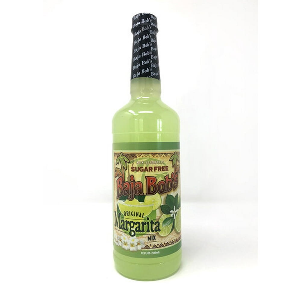 Baja Bob's SugarFree Cocktail Mixer, Original Lime Margarita, 32 Fluid
