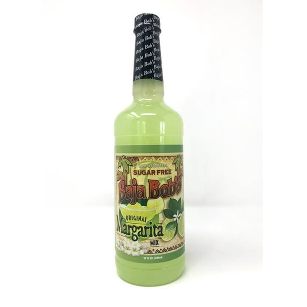 Baja Bob's SugarFree Cocktail Mixer, Original Lime Margarita, 32 Fluid
