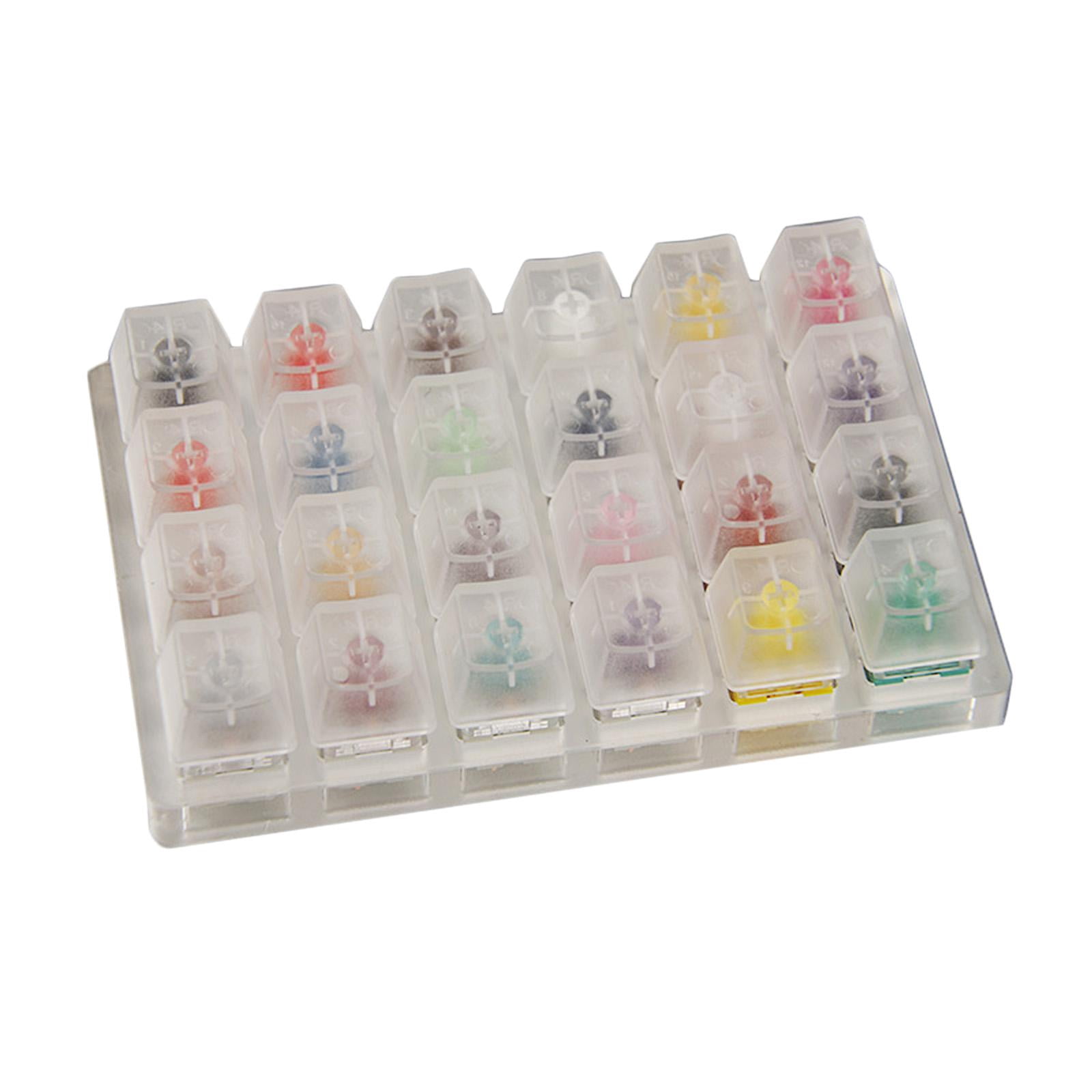 Key Clear Switches Switch Sampler for Mechanical Keyboard, 24, Durable Material