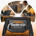 thumbnail image 3 of for iPad 6th/5th Generation Case 9.7 inch 2018/2017, 360 Rotating Shockproof Cover with Stand, Handle, Shoulder Strap, Black, 3 of 7