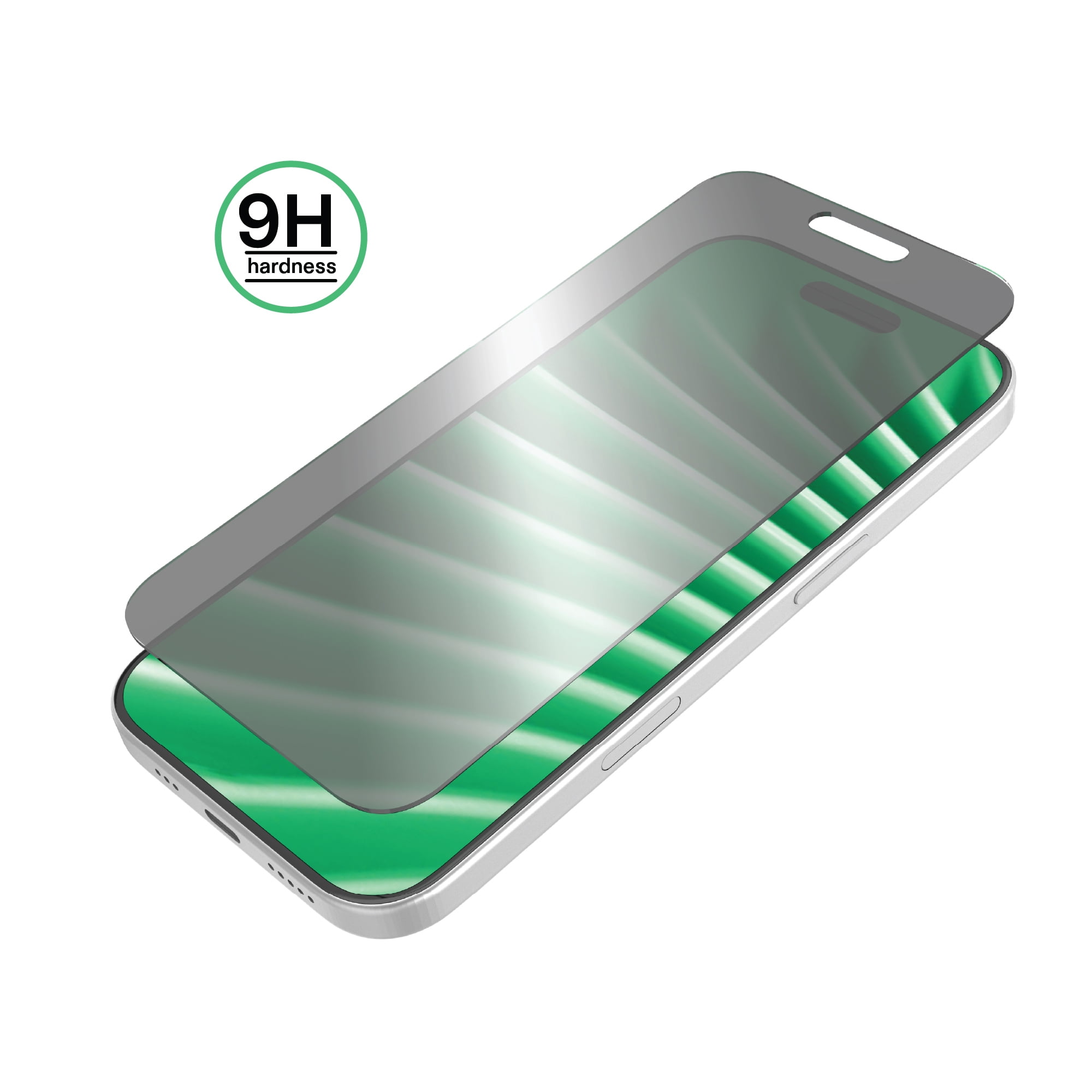 onn Mirror Glass Screen Protector for iPhone 16 - Mirror Finish