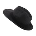 thumbnail image 6 of Ladies Men Fedora Trilby Sunhat Wide Brim Sombrero - Black, as described, 6 of 8