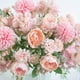thumbnail image 4 of Flor de peonía artificial oficina en casa ramo floral decoración fiesta tela de seda peonía falsa, rosa claro 2 Piezas Kearding HA6619-01B*2, 4 of 5
