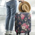 thumbnail image 2 of Pioneer Flower Floral Print Pattern Luggage Cover Fashion Suitcase Cover Baggage Covers Fit 25-28 Inch Luggage (Go Travel), 2 of 5